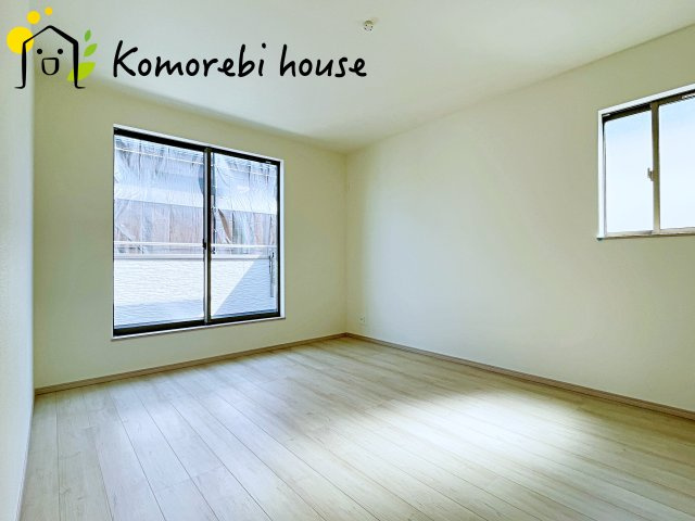 北本宮内　2期　新築一戸建て　ハートフルタウン　Mの寝室|ゆとりの広さです