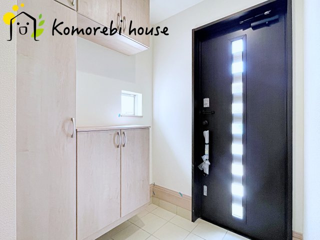 北本宮内　2期　新築一戸建て　ハートフルタウン　Mの玄関|シンプルで使いやすい玄関です