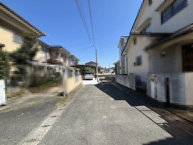 【その他】 | 福岡市早良区有田7丁目1期　1号棟（全1棟）【仲介手数料無料・0円】 | 現地写真。前面道路です。