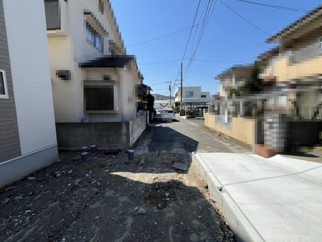 【その他】 | 福岡市早良区有田7丁目1期　1号棟（全1棟）【仲介手数料無料・0円】 | 現地写真。前面道路です。