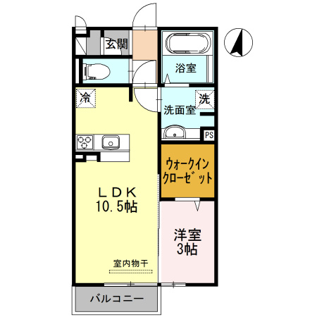 ベルメゾン荒川の間取り