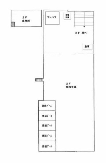 平塚市中堂の工場の間取り|詳細