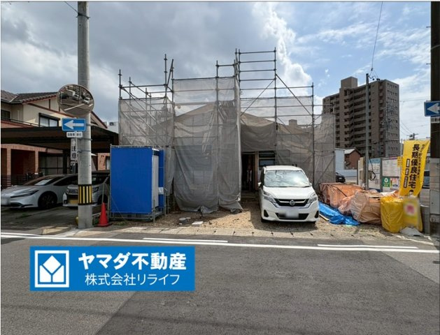 リーブルガーデン　岐阜市栄新町　全1区画分譲の外観|「現地（2026年3月30日）撮影」　
■外観写真　
■ヤマダ不動産　株式会社リライフ　