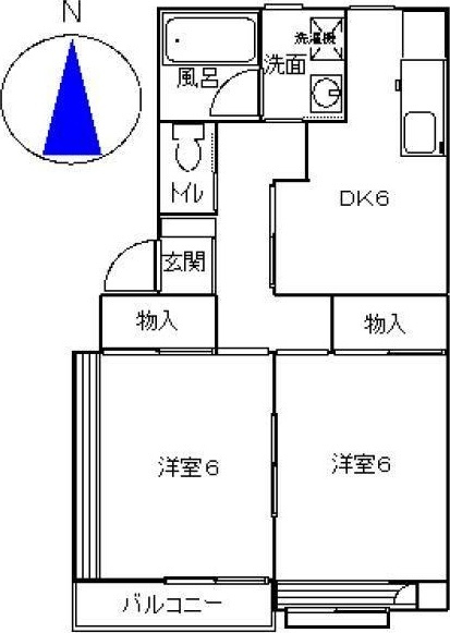 サンシャルムの間取り