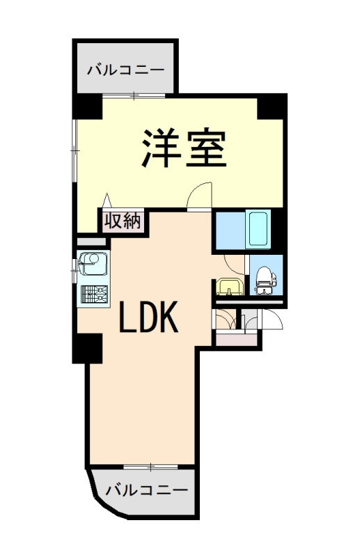 サンパレス２１六甲Ⅱの間取り