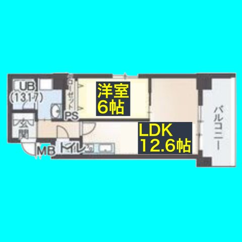 タカマツレジデンス鶴舞公園の間取り