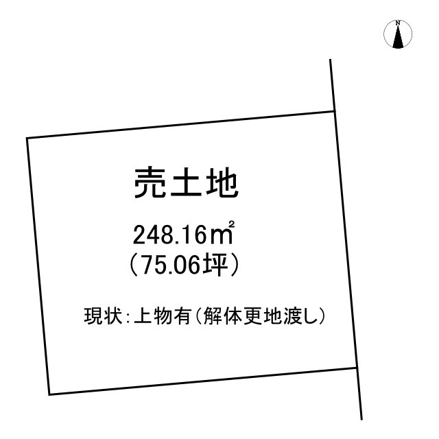 大字本郷北方の土地図