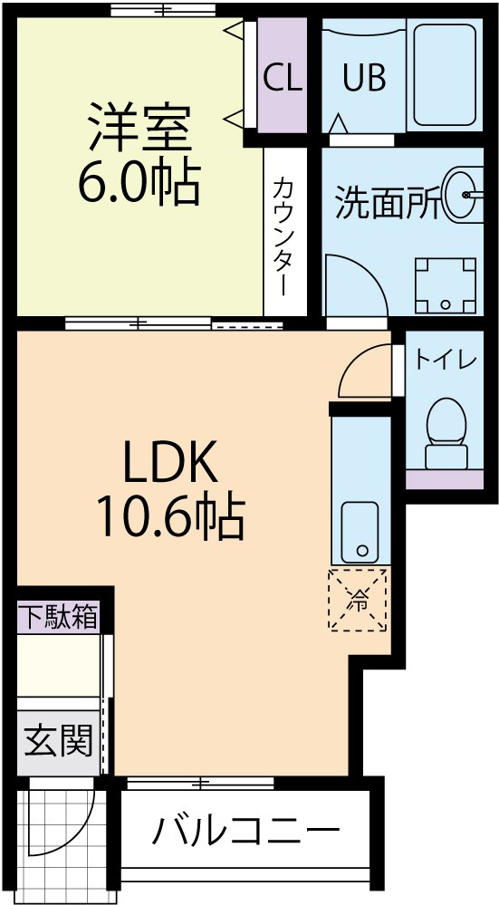 Ruina (ルイーナ)の間取り