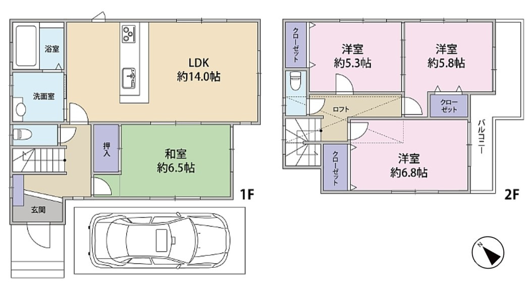 川口市芝朝日６丁目　中古戸建