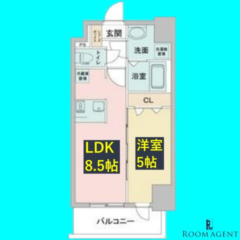 アステリ鶴舞テーセラの間取り