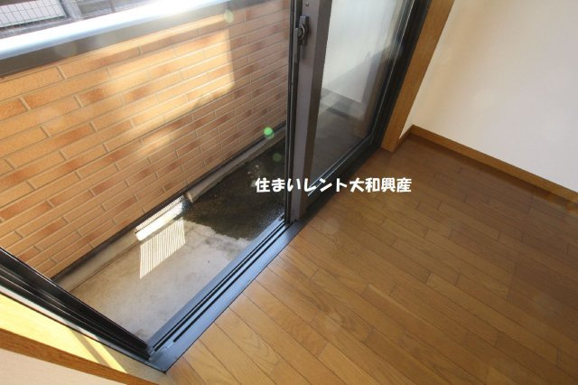 ハイツ大明のバルコニー