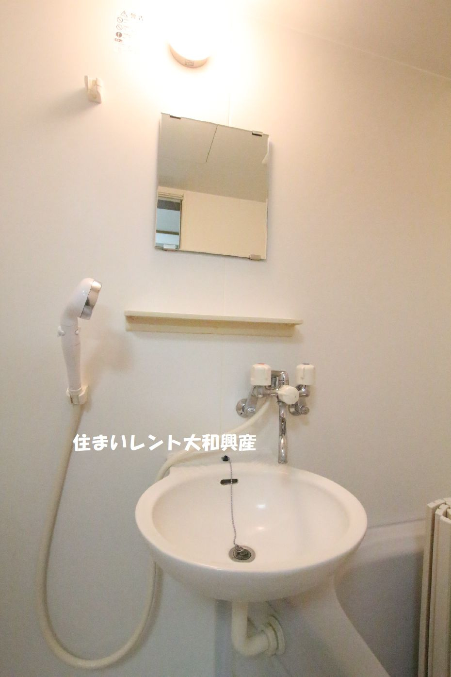 ハイツ大明の洗面所