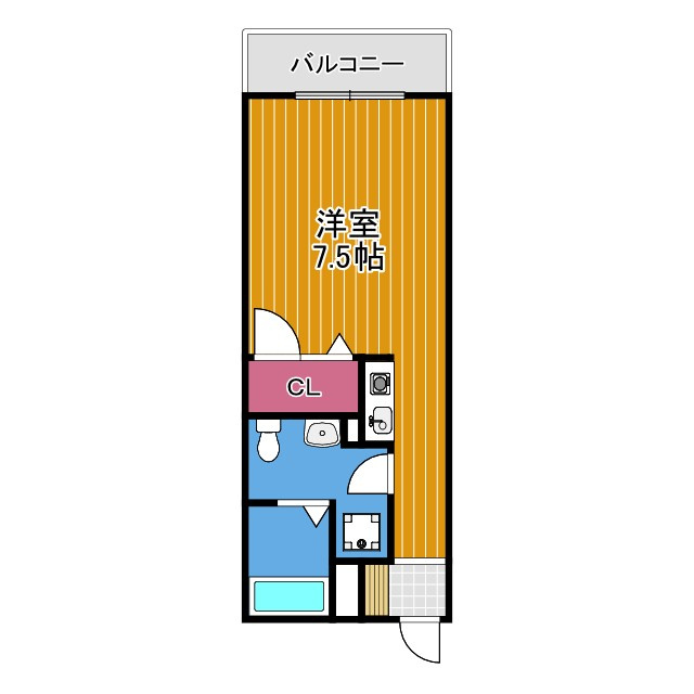 キャッスル山村A棟の間取り
