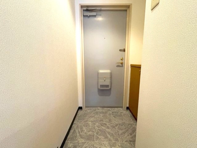 キャッスル山村A棟の玄関