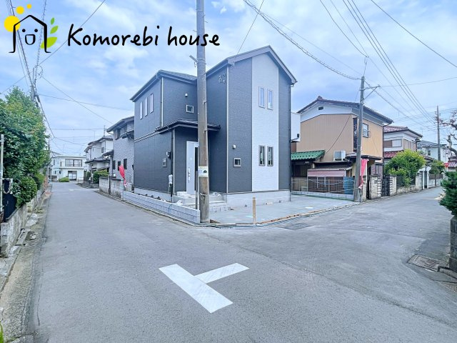 北本西高尾　第1期　新築一戸建て　ハートフルタウン　Aの前面道路含む現地写真|前面道路含む現地写真です