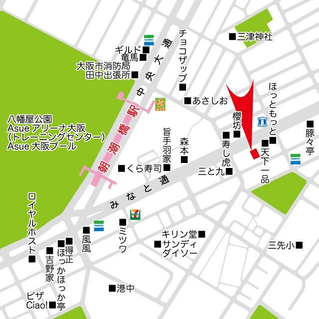 デイズハイツ三先の地図