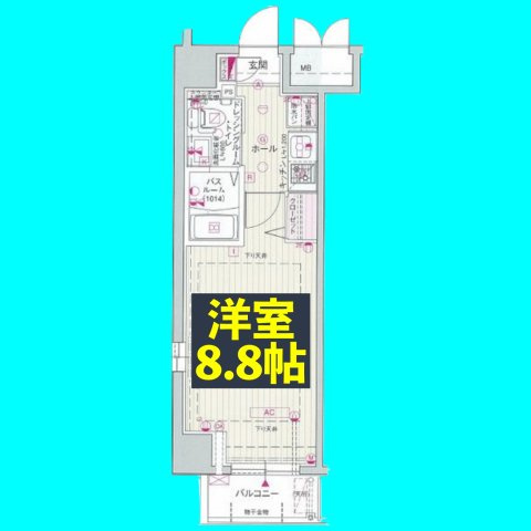 エステムプラザ名古屋・栄プレミアムの間取り