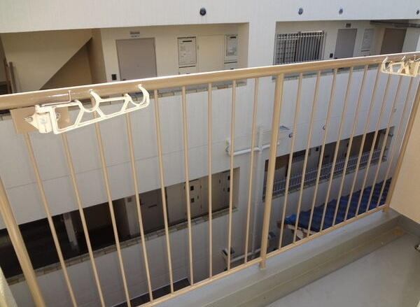 コーポ田中のバルコニー