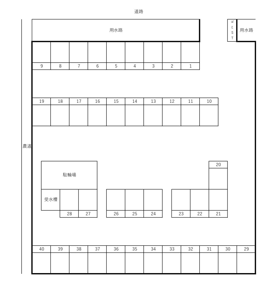 カルム今の区画図