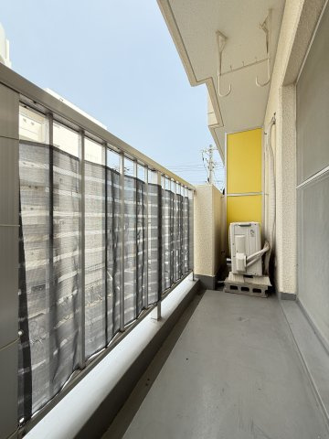 美里マンションのバルコニー