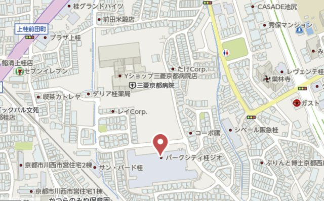 パークシティ桂ジオ　4階の地図