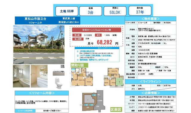 中古戸建　東松山市旗立台16-2（リフォーム住宅）のその他