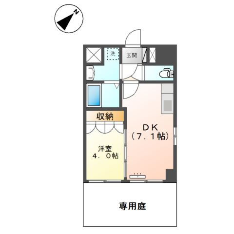 【間取り】 | ラ・セゾン・クレール駅南