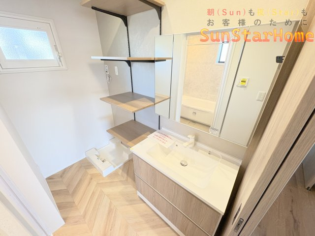【※サンスターホーム限定物件】立川市砂川町3丁目　注文施工住宅の独立洗面台