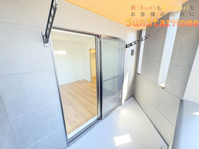 【※サンスターホーム限定物件】立川市砂川町3丁目　注文施工住宅のバルコニー
