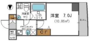 【間取り】 | セレニテ上町台
