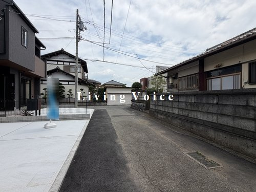 【仲介手数料０円】相模原市緑区相原6丁目　新築一戸建て　全3棟の前面道路含む現地写真|相模原市緑区相原6丁目　新築一戸建て　全3棟
