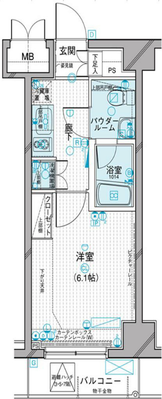 メインステージ錦糸町の間取り