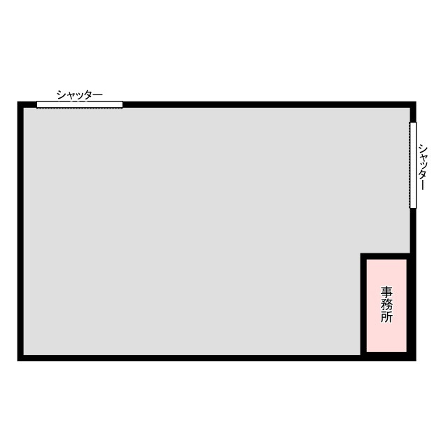 東松山市東平工場の間取り