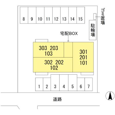 【区画図】 | クランツ古川西A棟