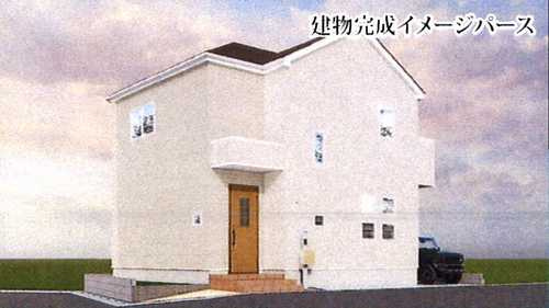 厚木市長谷2期　新築戸建全1棟　1号棟の外観パース