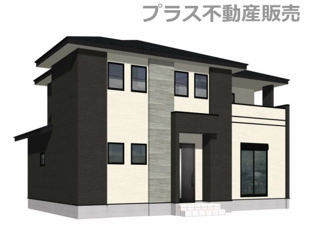 【外観】 | 福岡市東区塩浜1丁目5期　1号棟（全1棟）【仲介手数料無料・0円】 | 建築中の物件は、お近くのモデルハウスも一緒にご覧頂けます。