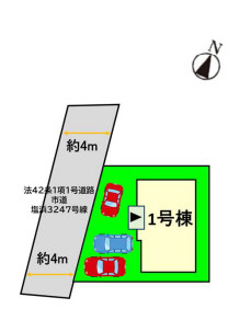 【区画図】 | 福岡市東区塩浜1丁目5期　1号棟（全1棟）【仲介手数料無料・0円】 | 区画図です。