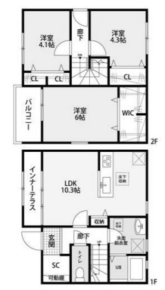 【間取り】 | リーブルファイン羽生中央Ⅰ