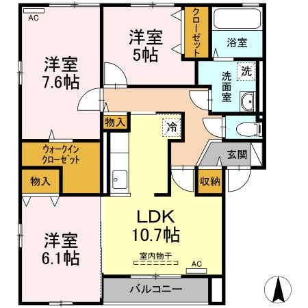 【間取り】 | ジュエル　ルビー
