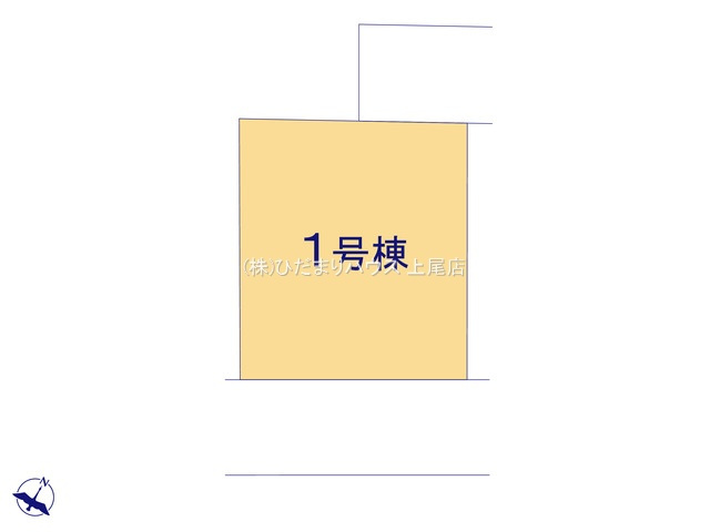 鴻巣市人形4丁目　新築戸建　リーブル01の区画図