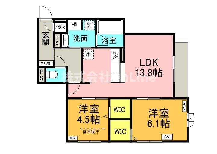 Clashist加美東の間取り
