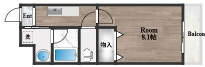 メルヴェーユの間取り