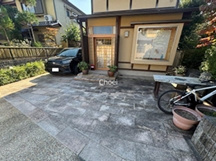 嵯峨二尊院門前往生院町　店舗付住宅の庭