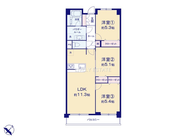 越谷北ローヤルコーポ