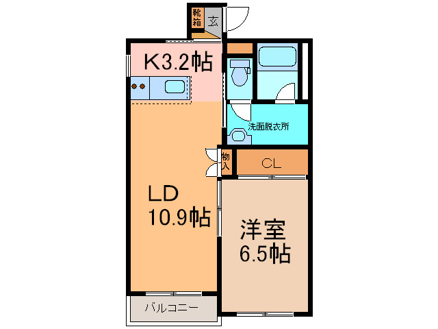 ピープル木野の間取り