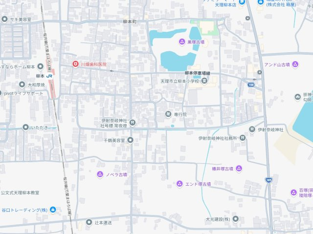 ●29(土)30(日)現地案内可能！　天理市柳本町　全3邸の地図