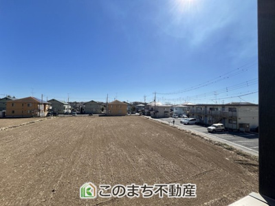 【展望】 | LievleGarden.S古河市鴻巣第6　4号棟 | バルコニーからの眺めです！

