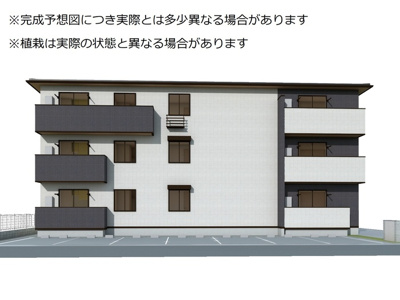 【外観パース】 | クランツ古川西B棟