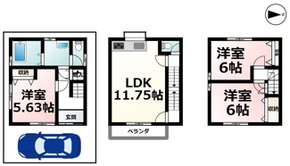 【間取り】 | 北大路２丁目