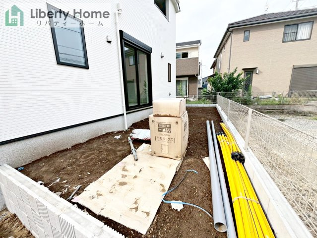 取手市新取手2丁目　新築戸建の庭